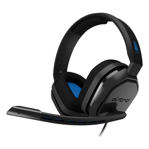 Auriculares para juegos ASTRO Gaming A10 con cable, ligeros, negro/azul