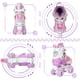 thumbnail image 3 of Patines Nattork para Niñas Ajustables con Luces Morado, 3 of 6