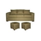 thumbnail image 2 of Sofá Cedric 3 cuerpos + 2 Pouf Beige, 2 of 3