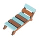 thumbnail image 3 of Birch Beach Chaise Lounge Chair Reclinable 1/12 Dollhouse Marrón Y Azul, 3 of 5