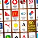 thumbnail image 4 of Juego de viaje con 100 logotipos de imágenes y logotipos de Guess 100 con tarjetas flash, 4 of 9