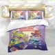 thumbnail image 5 of Super Cosas Conjunto de sábanas temático, trío de piezas, cómodo y amigable con la piel, diseño único, regalo de decoración para el hogar para familiares, amigos y fans,173cm *218cm, 5 of 6