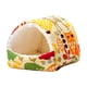 thumbnail image 3 of Casa Nido Semicerrada Para Hámster, Linda Y Pequeña, Suministros Para Mascotas, Conejillo De Indias, Color Amarillo, Talla S, 3 of 3