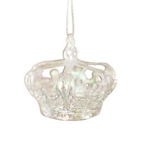 Bothyi - Colgante De Acrílico Para Navidad, Regalo De Vacaciones, Decoración Colgante Para Árbol De Navidad, Corona De 7 X 7,5 Cm