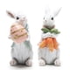 thumbnail image 1 of Figuras de conejo Hodao, conejo blanco de Pascua, 2 unidades, resina, 13 cm, 1 of 8