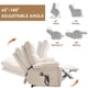 thumbnail image 3 of Beige Heat Massage Dual Motor Infinite Position Up to 350 LBS Large Electric Power Lift Recliners with Hidden Cup Holders, Power-Remote, Medium-firm and Heavy Duty, 3 of 3