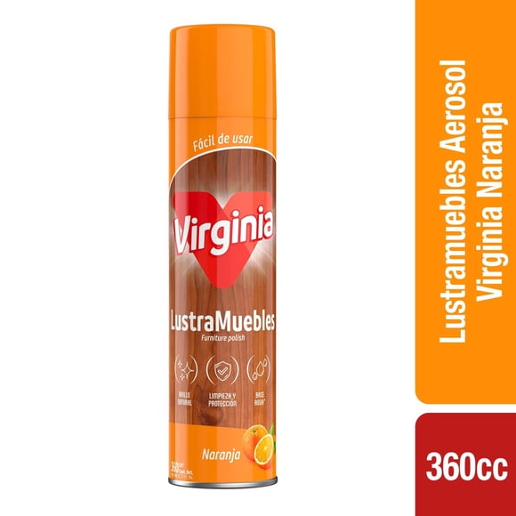 Lustra Muebles Aerosol Naranja Lata