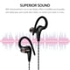 thumbnail image 4 of Auriculares deportivos intraaurales con cable para correr, con gancho para la oreja de 3,5 mm y micrófono, resistentes al agua para teléfono móvil., 4 of 8