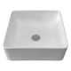 thumbnail image 1 of Lavamanos sobreponer cuadrado blanco 37x37x13 cm, 1 of 4