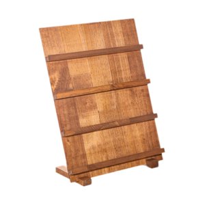 Ioensy - Soporte De Exhibición De Pendientes Rústico Multifuncional Para Pulseras, Relojes, Collares, 30 Cm X 14 Cm X 39 Cm, 4 Niveles