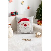 Todo Hogar Santiago De Chile - Cojín Navideño Con Diseño Bordado - D02