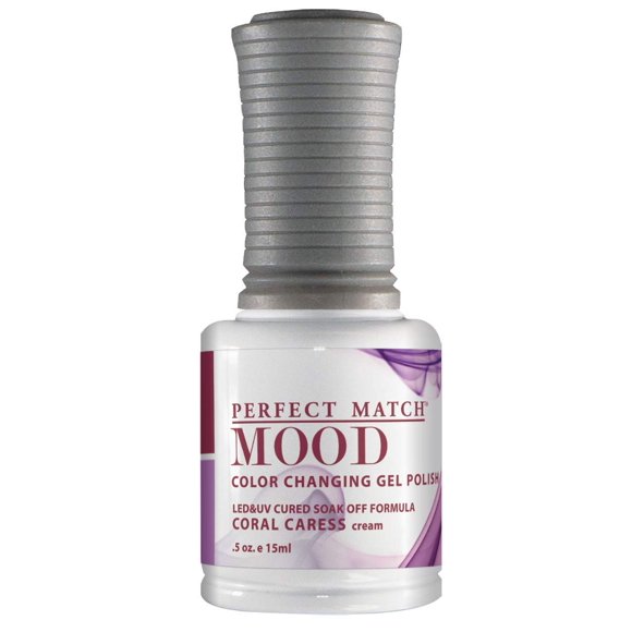 Esmalte de uñas en gel LeChat Perfect Match Mood Coral Caress 15 ml