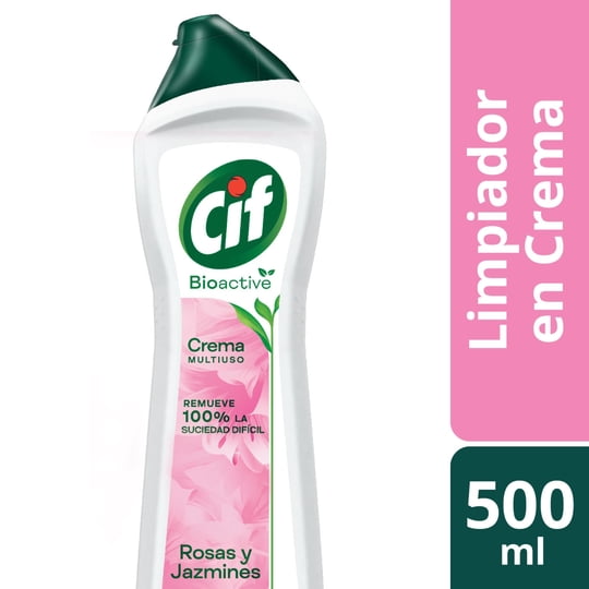 Limpiador En Crema Bioactive Rosas & Jazmines 500 ml CIF