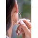 thumbnail image 5 of Pendiente Chrysmela Most Secure Platinum con disco de soporte, 5 of 6