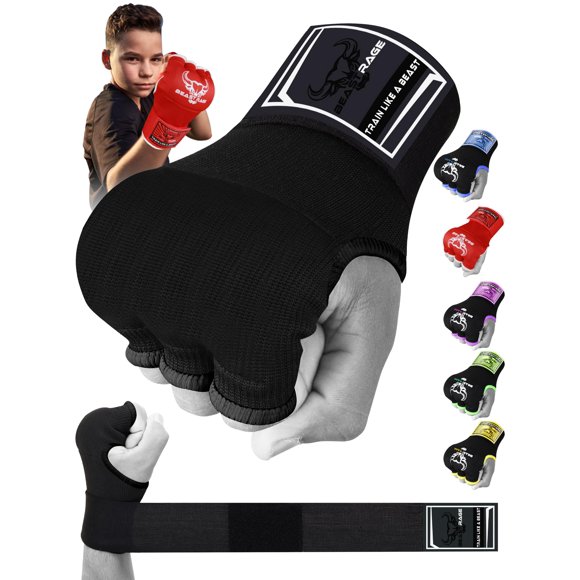 Guantes internos con vendas BEAST RAGE Envoltura rápida larga 36 cm