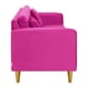 thumbnail image 3 of Sofa New Retro 3c Felpa 01 Fucsia, 3 of 6