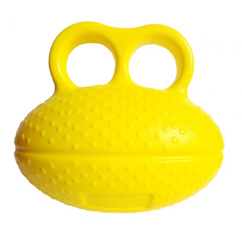Magideal - Ejercitador De Dedos Pu Para Fortalecer Manos, Dedos Y Muñecas. Pelota De Ejercicios De Agarre. Amarillo