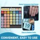thumbnail image 5 of Calendario TOGETRUE 61 cm, set de aula de 70 tarjetas, negro, 5 of 9