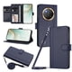 thumbnail image 1 of Funda Billetera para Honor X9C/Magic 7 Lite, Cuero Sintético con Cierre, Azul, 1 of 6