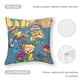 thumbnail image 5 of Rocket Power Fundas de almohada de terciopelo con tema, regalos de funda de almohada, decoración para el hogar, cojín de lanzar, regalo de cumpleaños para fans y parejas.56*56cm., 5 of 6