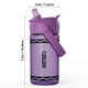 thumbnail image 2 of Botella de agua CamelBak Crayola Flip Straw Kids de 420 ml, color violeta, 2 of 8