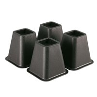 Magideal - Elevador De Muebles, Elevador De Cama De 6 Pulgadas, Elevadores De Cama De Alta Resistencia, Elevadores De Sofá Cuadrados Sin Arañazos, Elevadores De 4 Piezas