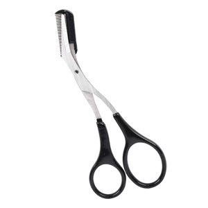 Ioensy - Tijera Para Cejas Con Peine Tijeras Unisex Para Maquillaje Cosmético Aseo A