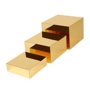 Bothyi - Soporte De Exhibición De Acrílico, Elevador De Exhibición De Pasteles Para Pastelería, Tarros De Especias, Aniversarios, 3 Piezas