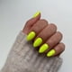 thumbnail image 4 of Press on Nails XCREANDO Neon Green Short Almond para mujer, 4 of 9