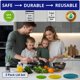 thumbnail image 3 of Juego de tapas para recipientes Klare Ware 470 ml/950 ml/1,65 L (3 unidades), 3 of 7