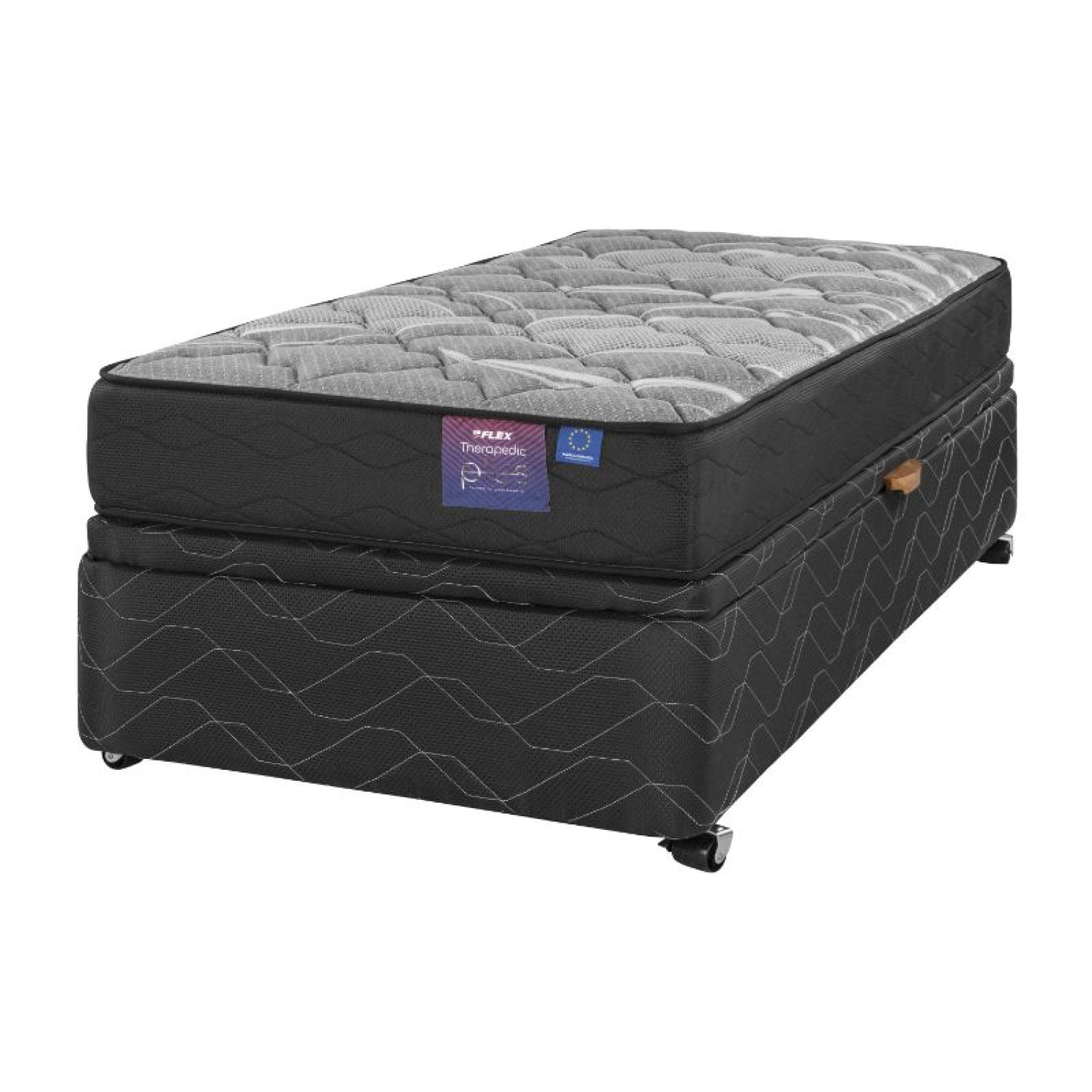 Cama Baul Therapedic Plus 1 Plaza Base Normal
