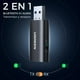 thumbnail image 3 of Transmisor Bluetooth Receptor Receptor de audio USB Bluetooth 5.1 Indicador LED Plug and Play Baja latencia Fuerte anti-interferencia, 3 of 3