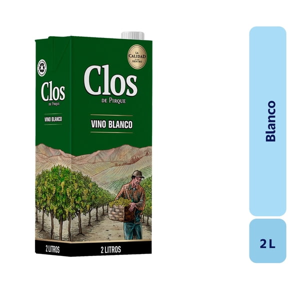 Vino Blanco Caja, 2 L