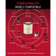 thumbnail image 3 of Pack de 2 filtros de repuesto para CRAFTSMAN CMXZVBE38754, compatible con aspiradoras de 5 galones, 3 of 3