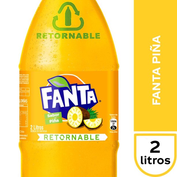 Bebida Piña Botella Retornable, 2 L | Lider