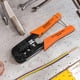 thumbnail image 4 of Crimpeadora Metalica Alicate Eletricista Mk-0210 4/6/8p Rj45 naranja, 4 of 4