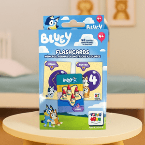 Toyng - Flash Cards – Números, Colores Y Figuras Geométricas - Bluey