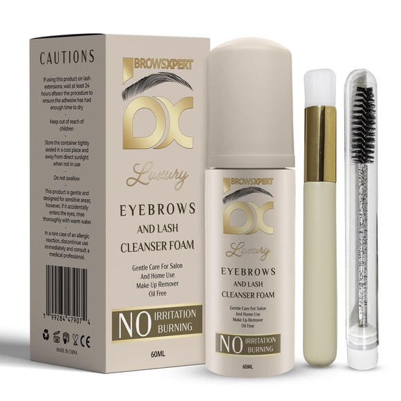 Champú Brows Xpert 60 ml Limpiador en espuma libre de aceite
