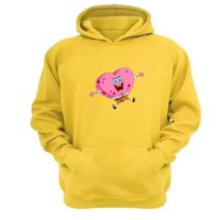 Genérico - Polerón Canguro Esponja Amarillo Amarillo Talla Xs Unisex