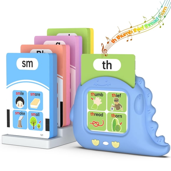 Tarjetas didácticas parlantes de Phonics Airbition para niños pequeños de 2 a 8 años con 252 palabras