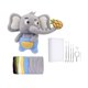 thumbnail image 2 of Conjunto De Materiales De Fieltro De Lana Para Proyecto Hecho A Mano Para Principiantes De Fieltro De Muñeca Elefante, 2 of 5