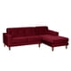 thumbnail image 2 of Sofa Chaiselong Der Salerno 3 Cuerpos Lado Derecho Tela Velvet Burdeo, 2 of 4