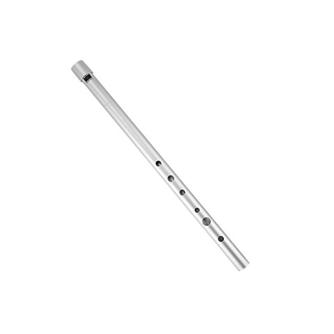 Magideal - Silbato De Estaño Portátil, Silbato De Flauta De 6 Orificios De Aluminio, Silbato Irlandés Para Instrumentos Para Niños Principiantes C