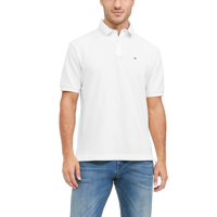 Polo Tommy Hilfiger Classic Fit Para Hombre, Blanco, 3 Veces Más Grande