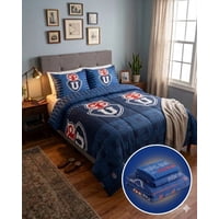 Myl Todo Hogar - Set Dormitorio U. De Chile Plumón + Juego De Sábanas 2 Plazas