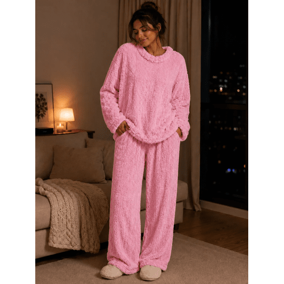 Pijama Rosada Invierno L-XL