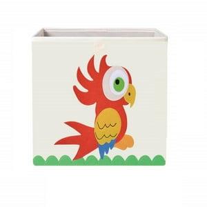 Caja Organizador Juguetes Ropa Infantil Kivara Loro Multicolor