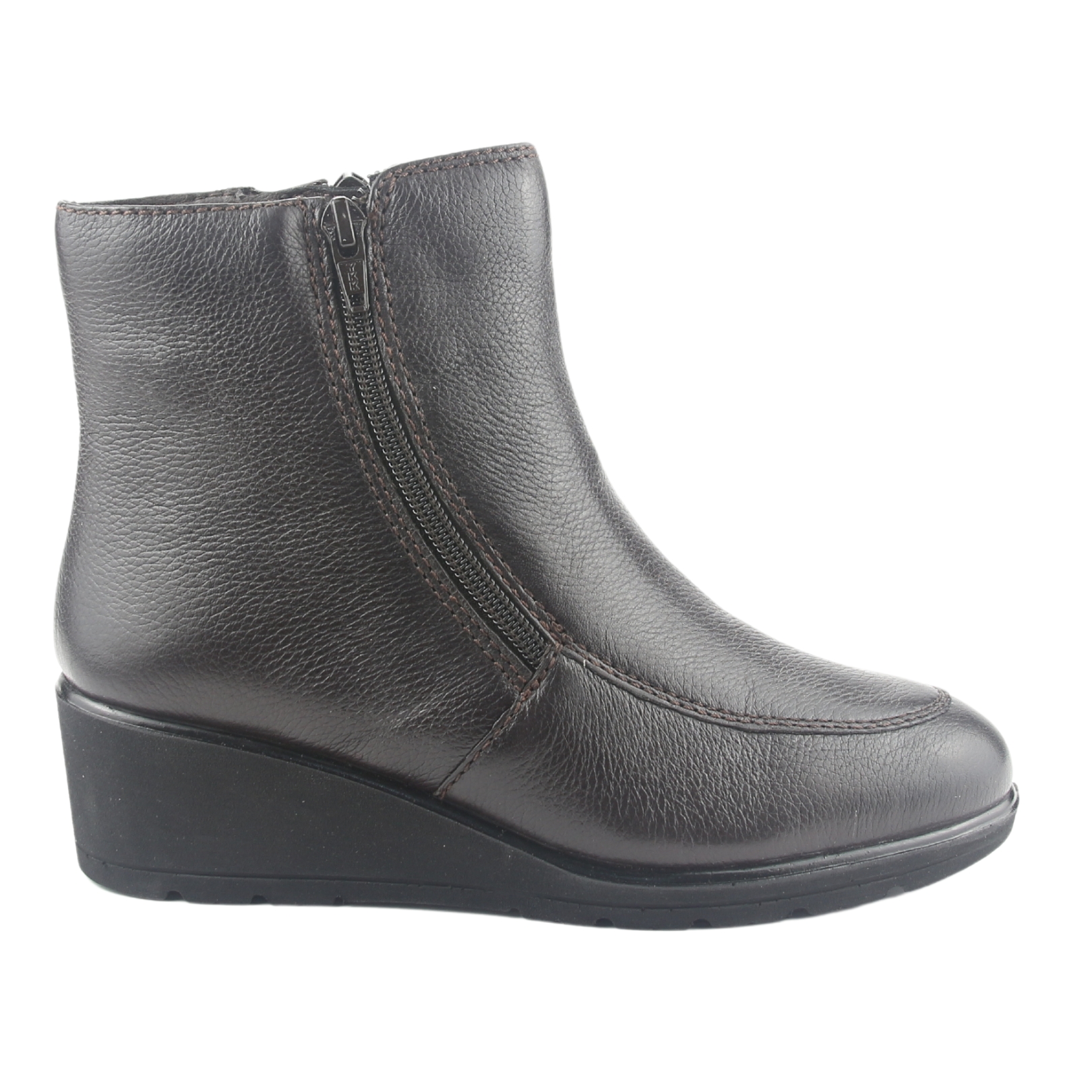 Botin De Cuero Chalada Mujer Maqui-1 Café Casual