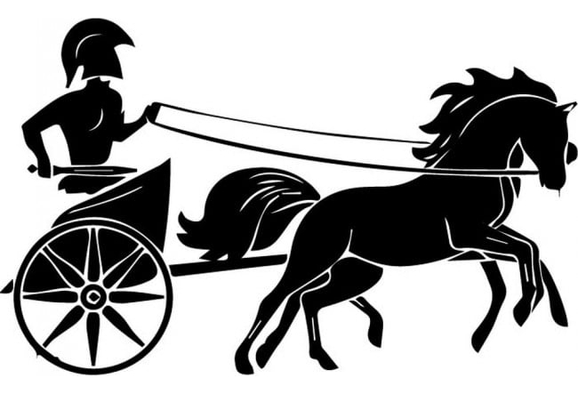 Rienda Libre Graphics - Decomural Roman Gladiator Chariot Ws-32675