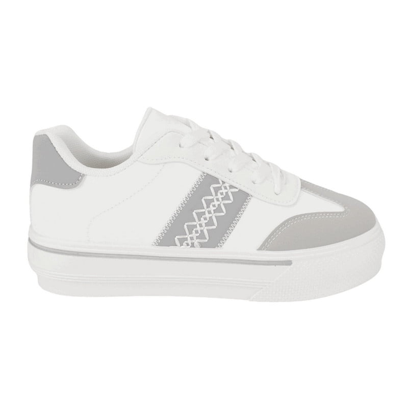 Zapatilla Agua De Coco Bharat Plataforma Blanca